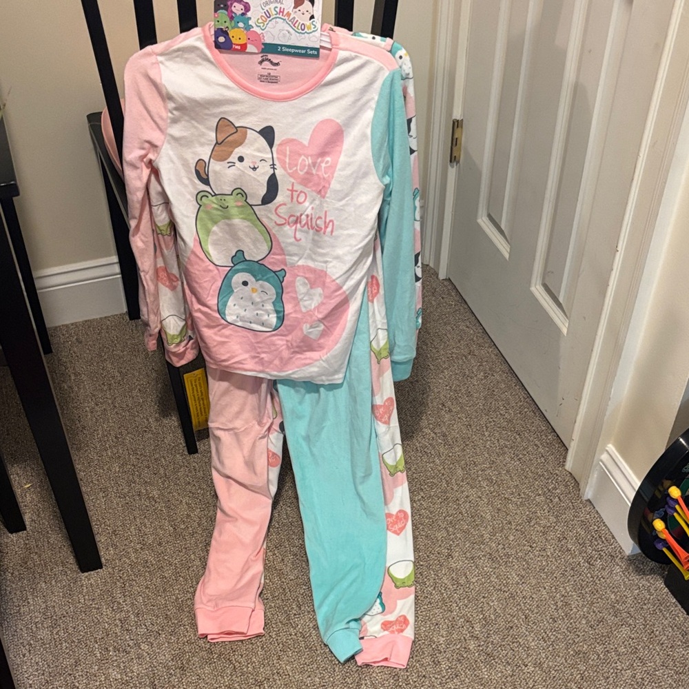 Squishmallows Kids Pajama Set - 2 pairs